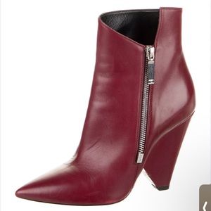 YSL - Saint Laurent Red Boots
